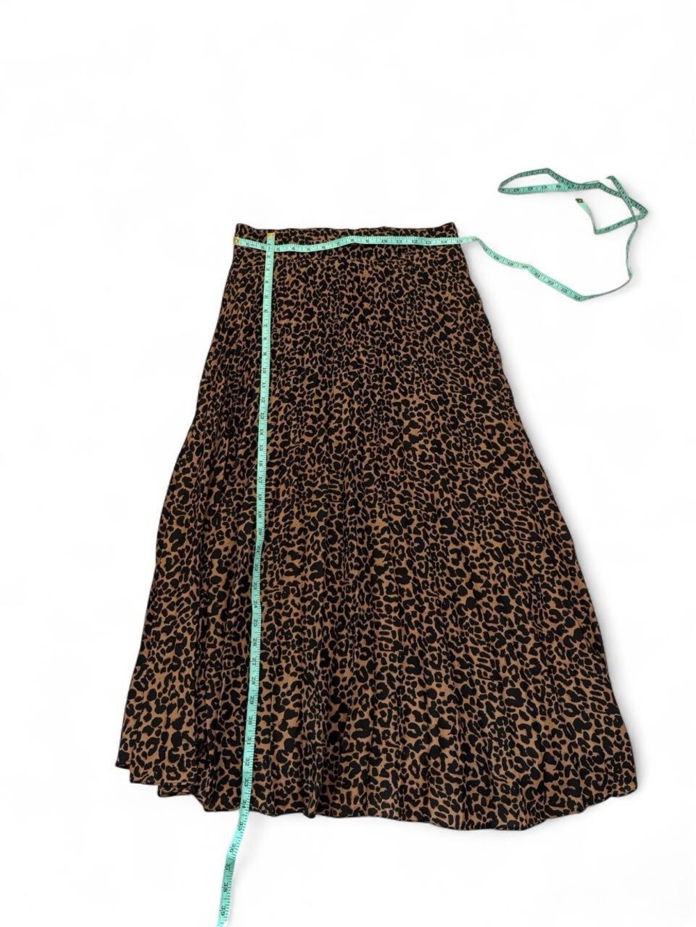 Max Studio Leopard-Print Pleated Maxi Skirt - Black & Brown
